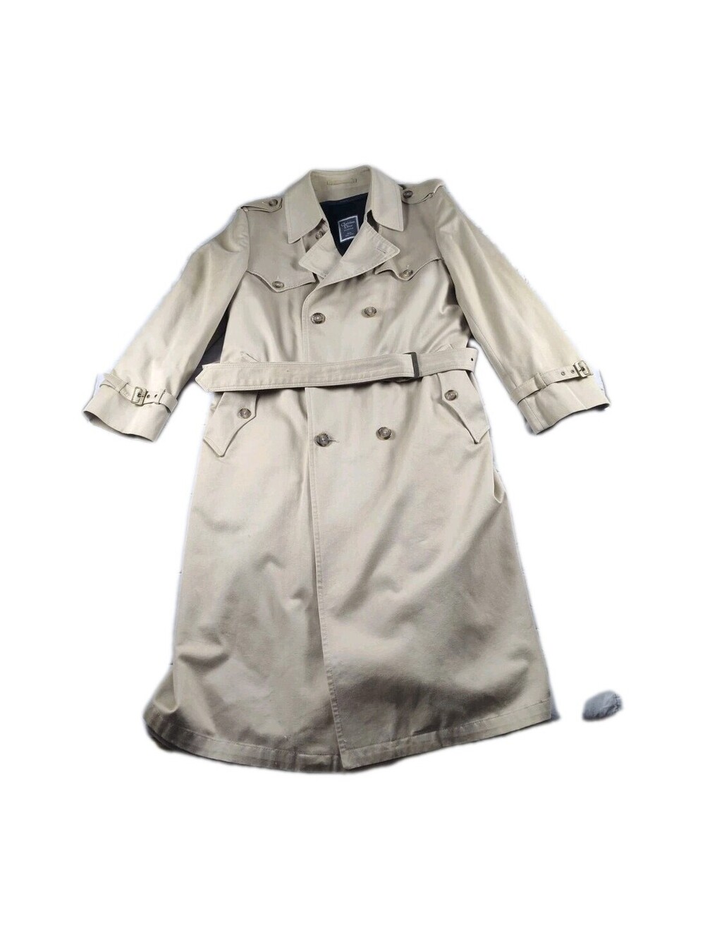 Christian Dior Double Breasted Belted Trench Coat Siz 40R